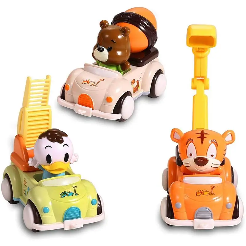 

3pcs Kids Cars Toys Truck Inertia Friction Power Engineering Vehicles Model Cars Blaze Truck Children Gift Early Educational Toy