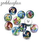 Disney в стиле Питер Пэн, Adventure 10 шт. круглый фото стекло 18 мм кнопки для 18 мм Оснастки браслеты ювелирные изделия