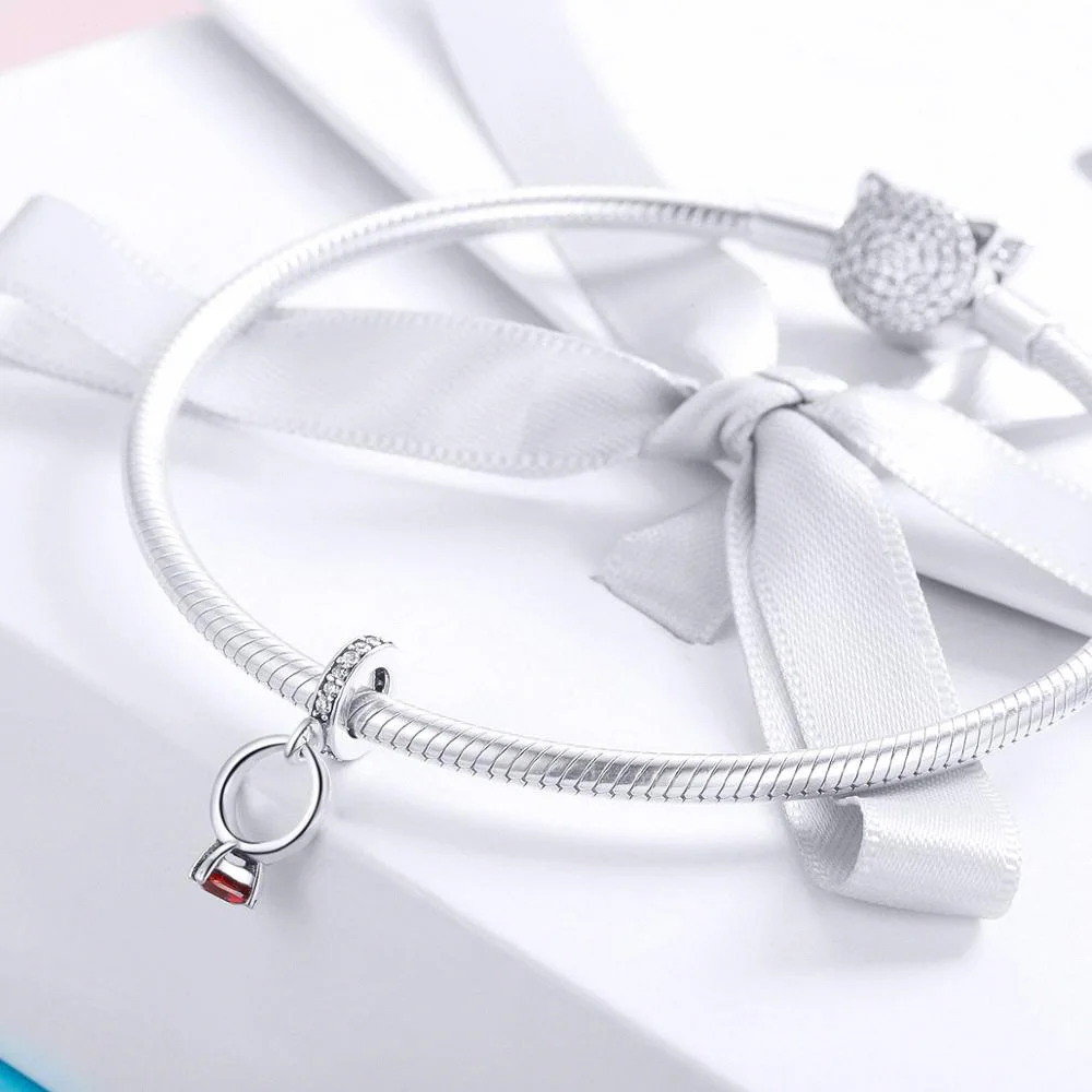 Starland романтические 925 пробы серебряные обеты любви Marry Me Подвеска Шарм подходит браслет и ожерелья серебряные ювелирные изделия