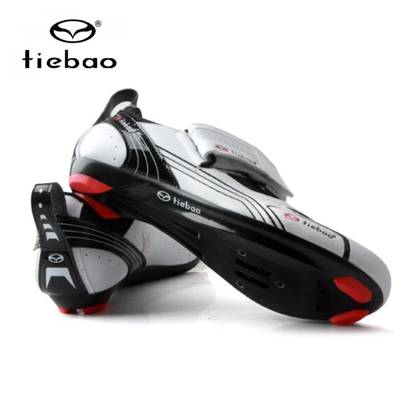 

TIEBAO Outdoor Road Cycling Shoes Spinning Class Bike Shoes Triple Straps Compatible zapatilla ciclismo outdoor racing sneakes