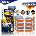 Опасная mужская бритва, Gillette Fusion 5 Proglide,Безопасная станок для бритья,  Кассеты для бритья, Для бороды, Держатель для бритвы с лезвие,Уход за лицом