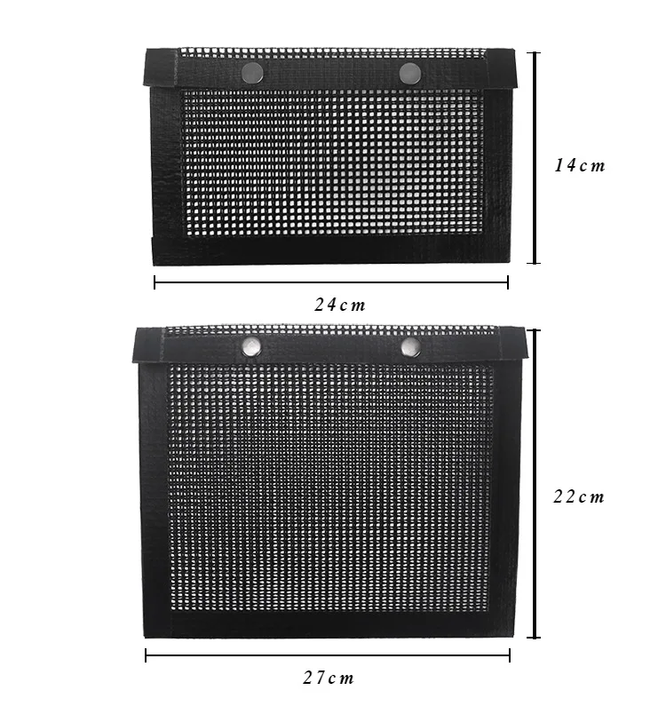

High Temperature Resistant Barbecue Bag Reusable Grilling Mesh Bags Non-Stick Barbecue Bag for Electric Gas Charcoal Grill
