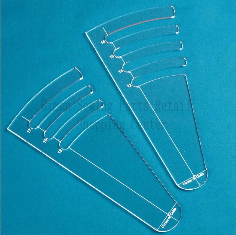 Новая линейка круги на одеялках 1 комплект = 4 шт. RL 04B|Швейные инструменты и