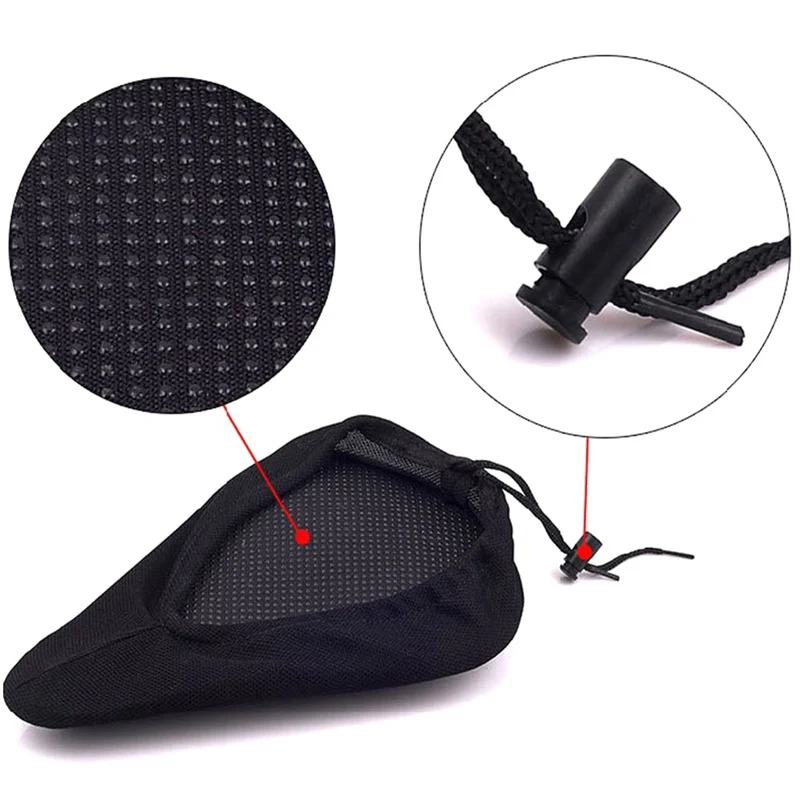 Мягкое 3D утолщенное Велосипедное Сиденье дышащее велосипедное седло чехол