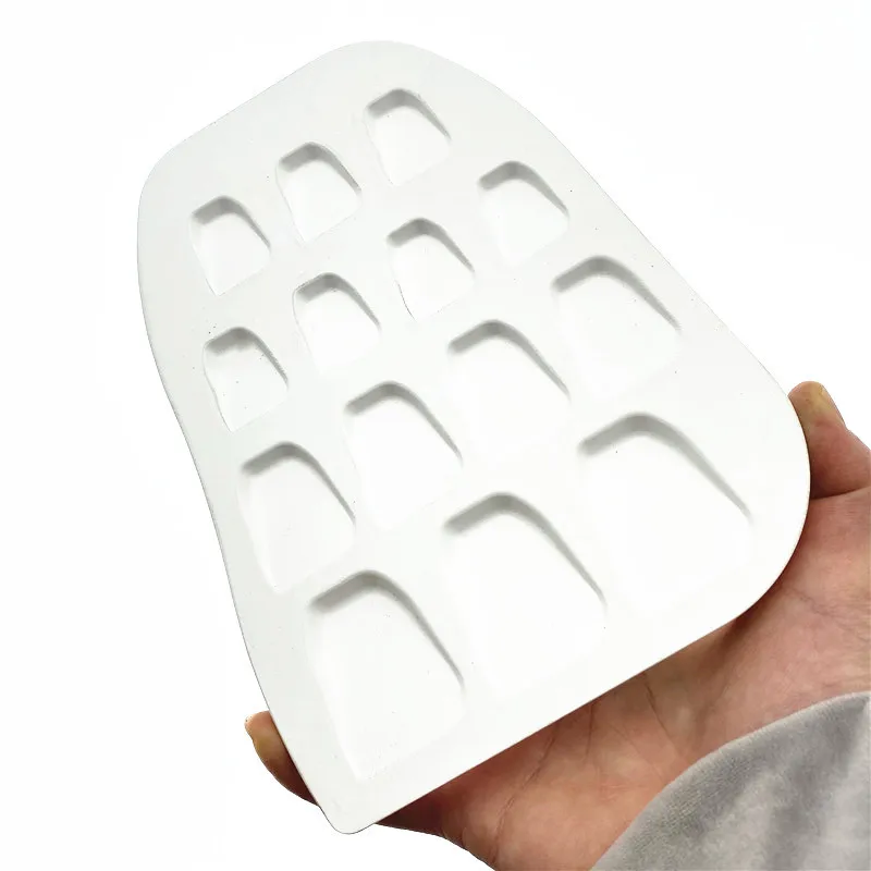 

Dental lab Palette Mixing Watering Moisturizing Plate 14 Slot Palette Dental Lab Equipment