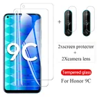 Защитная пленка для экрана и объектива камеры для honor 9c 2020, xonor honr 9c, 9 c, 6,39 дюйма