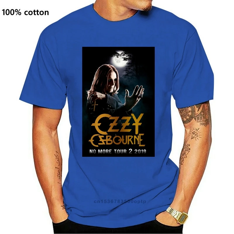 

New Limited 2021 Ozzy Osbourne No More Tours 2 2021 Complete Dates T-Shirt Size S-5XL