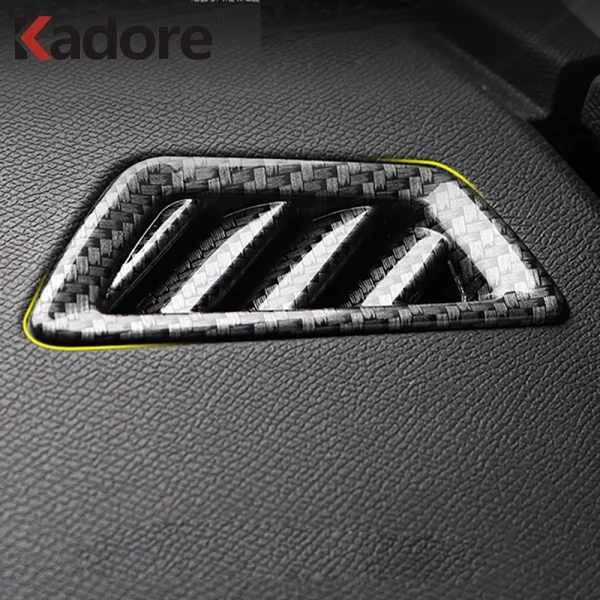 Для Peugeot 3008 GT 2016 2017 2018 2019 2020 углеродное волокно Кондиционер Выход AC Vent Крышка