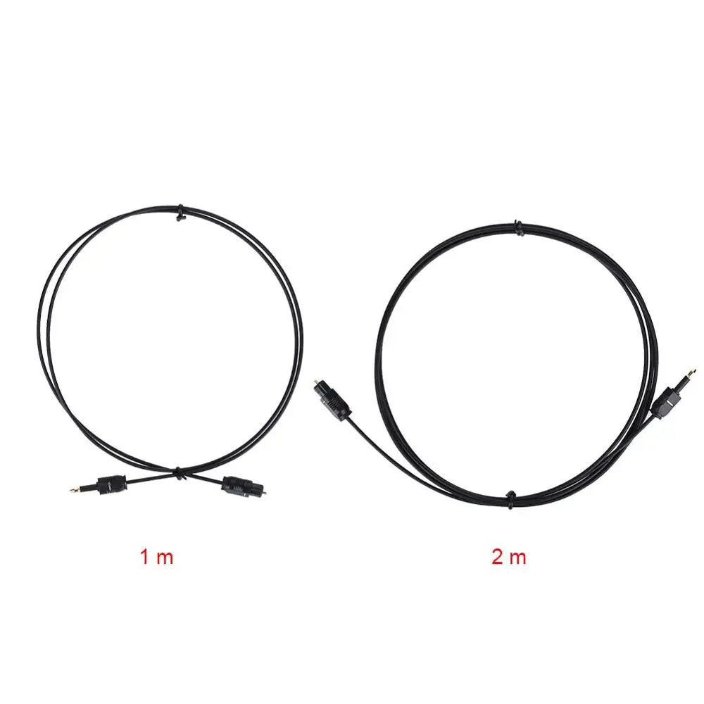 Цифровой звуковой кабель Toslink 1 м/2 м для Mini оптический разъем SPDIF 3 5 мм