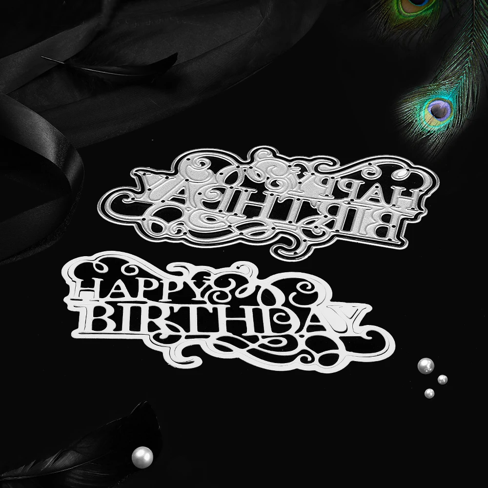 Металлические режущие штампы формы письма с поздравлениями днем рождения