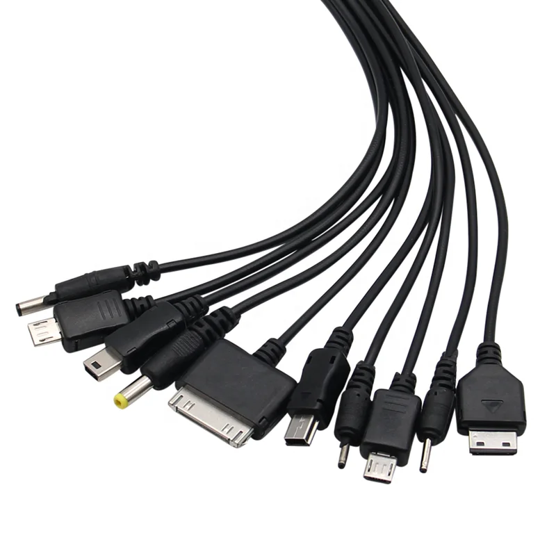 Универсальный USB-кабель 10 в 1 для зарядки iPhone Samsung Nokia PSP iPad | Электроника