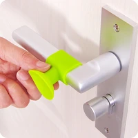 2pcs practical door handle silicone anticollision sucker home door protecting pad mute silencer suction door stops mats