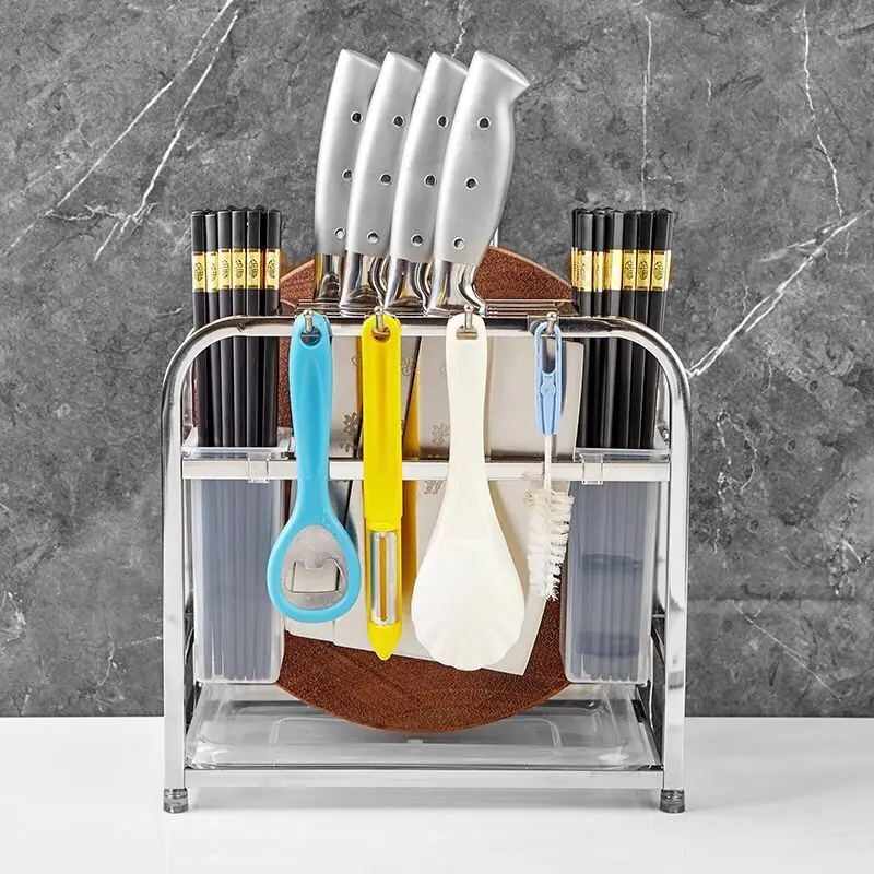 Сумка для ножей держатель из нержавеющей стали стойка кухонной утвари