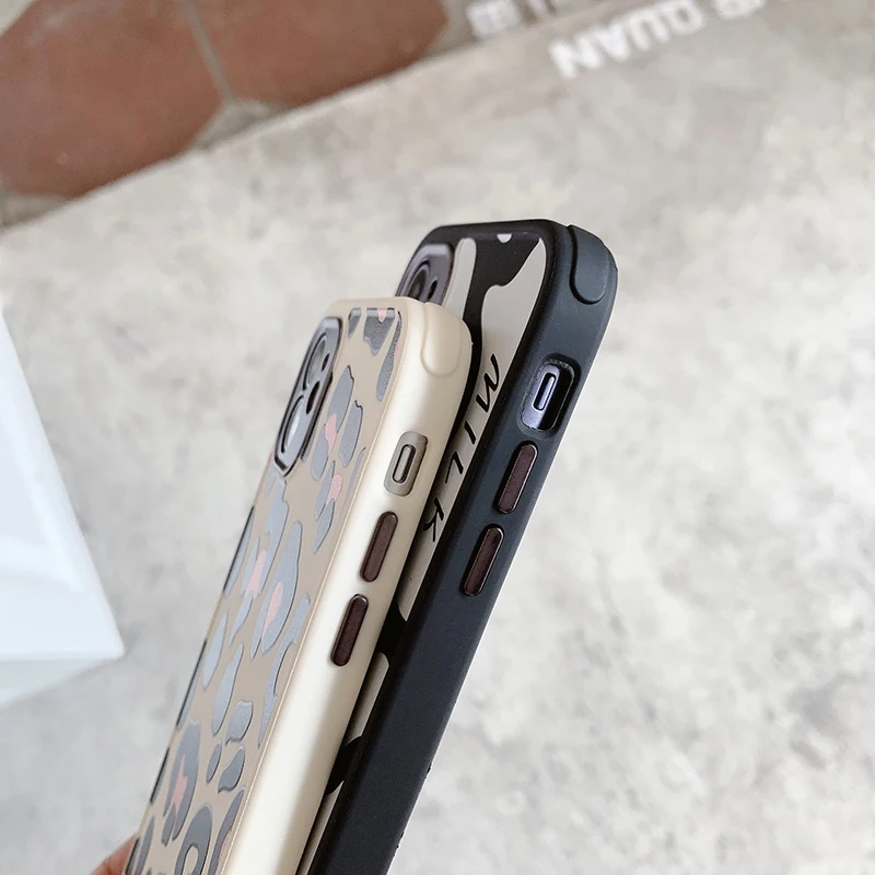 Милый чехол для телефона с леопардовым принтом зебры iPhone 12 11 Pro Max XR XS 7 8 Plus 12mini 13Pro