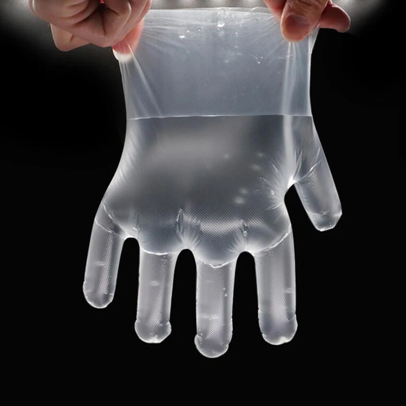 

2300 Disposable PE Film Transparent Transparent Gloves (0.7G / Piece)
