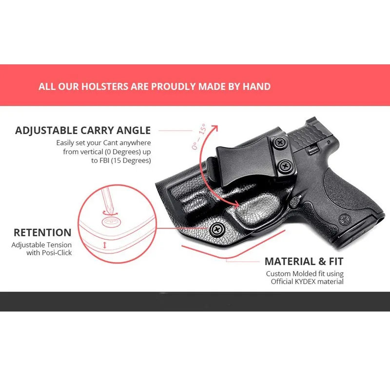 Внутренняя кобура для консилера Kydex Imbel Md2lx Md5 Md7lx IWB внутри пояса скрытый чехол