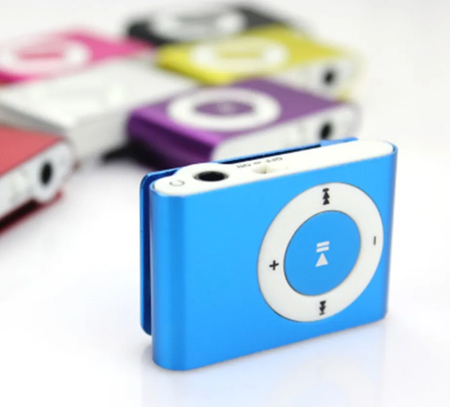 Мини Портативный MP3 музыкальный плеер Светильник Зажим Hifi Водонепроницаемый