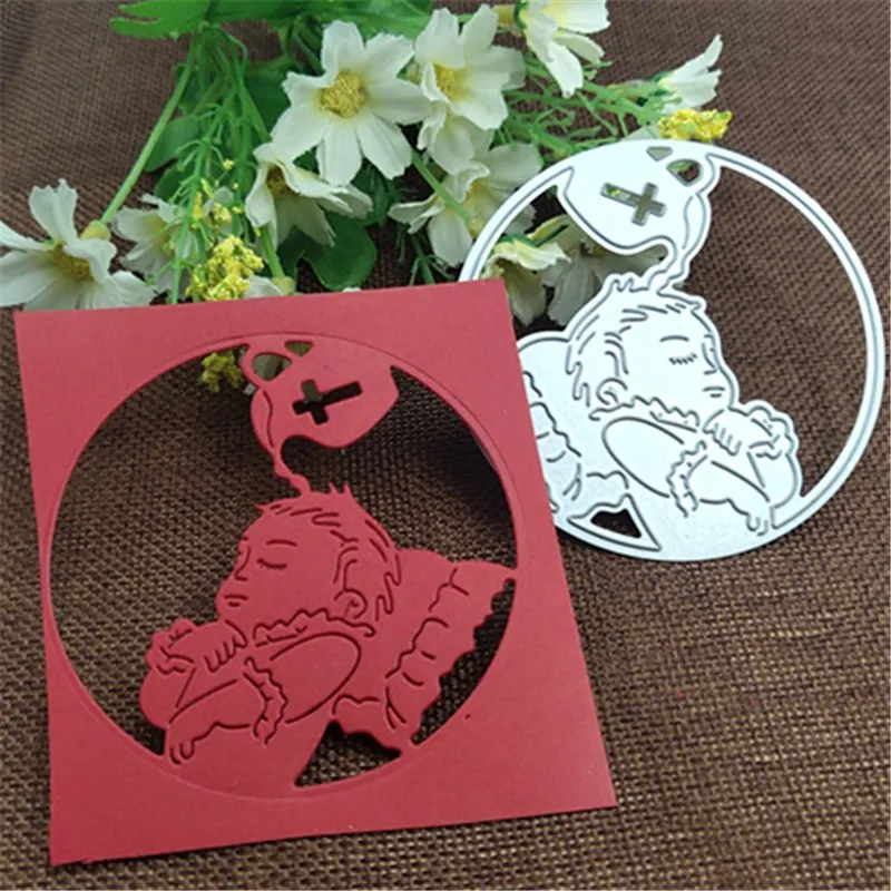 Круглая кружевная металлическая пресс-форма круглое отверстие этикетка для скрапбукинга бумаги рукоделия ножа форма лезвие Дырокол трафареты штампы