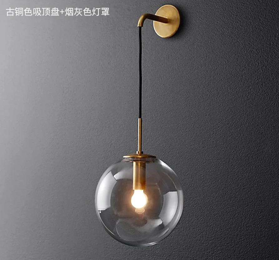 Современный простой настенный светильник для спальни и учебы украшение ванной