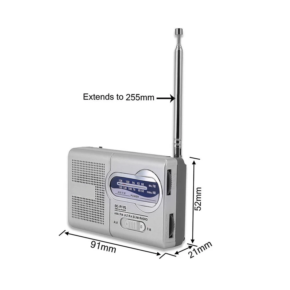 AM/FM старое модное многофункциональное мини-радио | Электроника