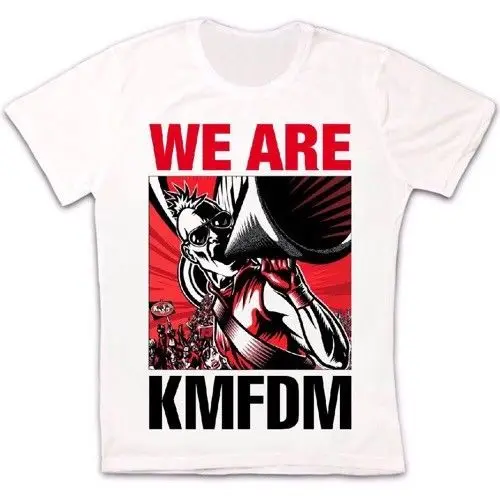 Kmfdm мы промышленная Передняя 242 Die Krupps Mdfmk Ebm унисекс футболка 561|Мужские футболки| |