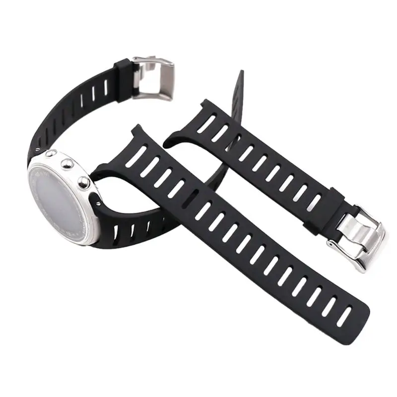 

Soft Soft Rubber Watch Band Metal Buckle Wrist Strap with Screwdrivers for Suunto T1 T1C T3 T3C T3D T4C T4D T Series Watch