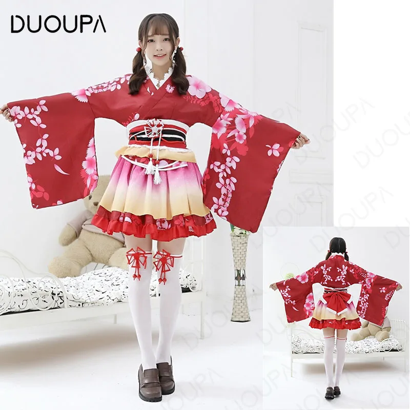 Японское аниме LoveLive! Юката кимоно Пробуждение косплей костюм все персонажи Nozomi