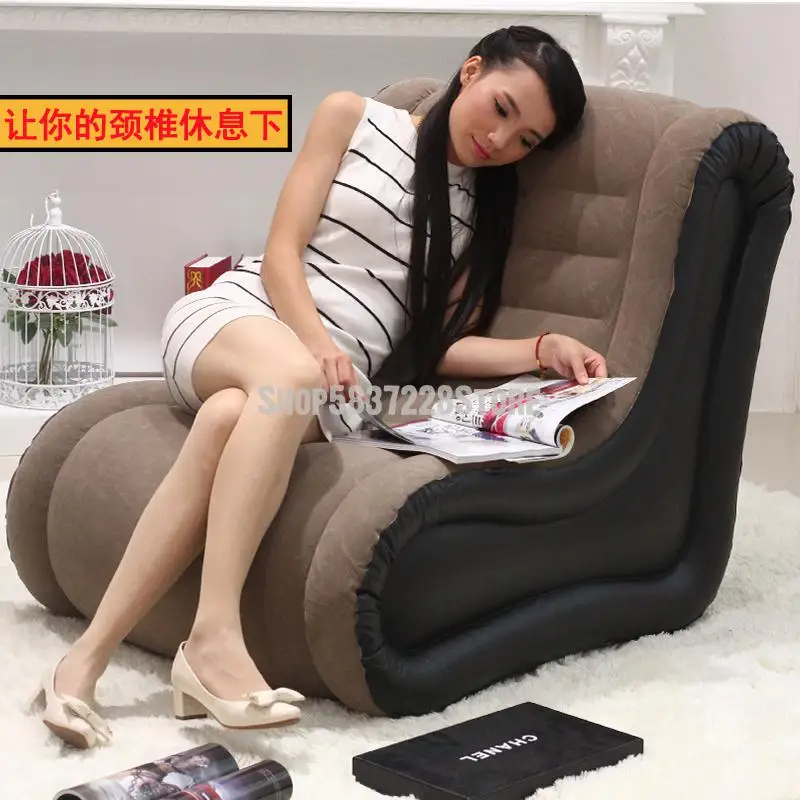 Надувной диван-кровать для отдыха милое креативное кресло обеда и перерыва
