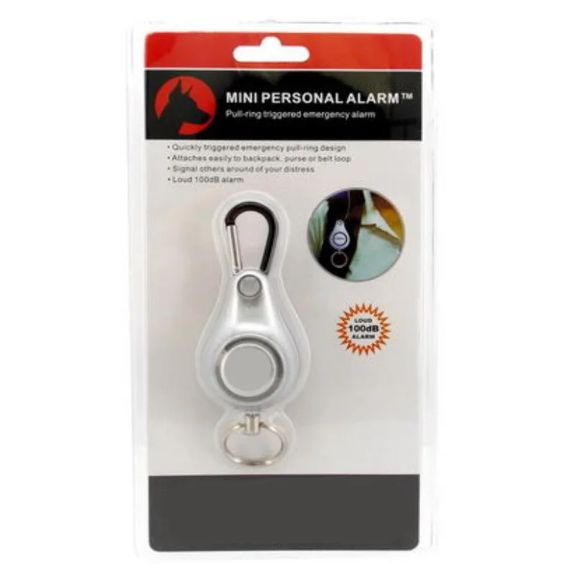 Безопасности Мини персональная сигнализация вытяжное кольцо срабатывает