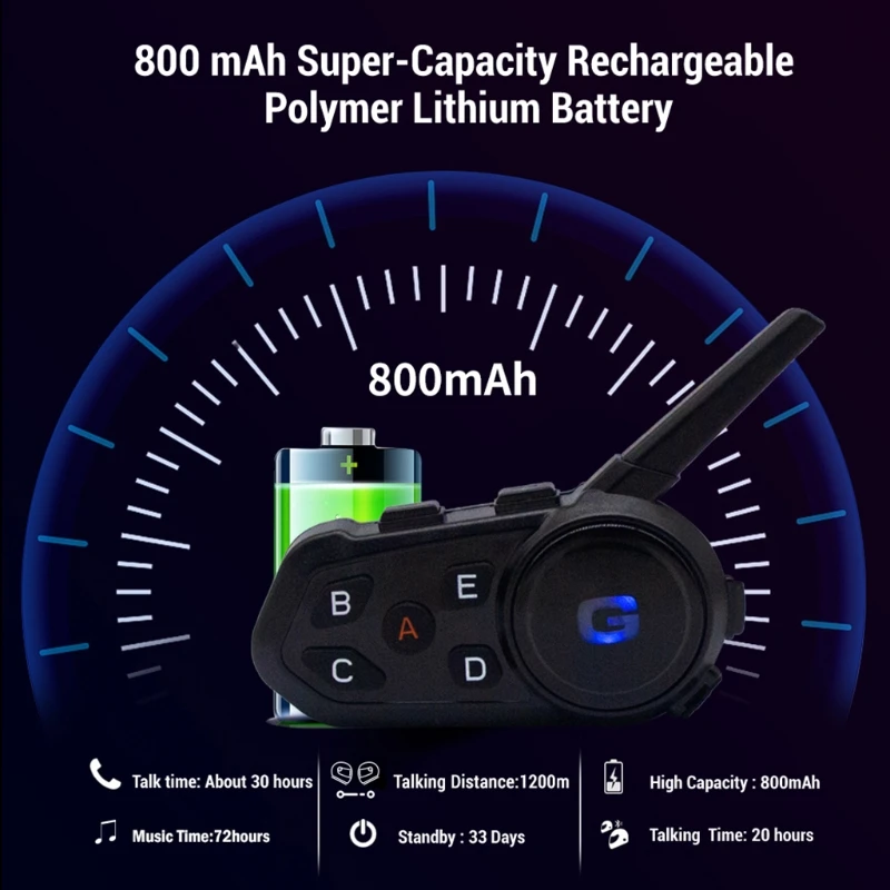 Y8AC IP67 наушники Bluetooth совместимые FM радио вкладыши гарнитура мотоцикл музыкальный