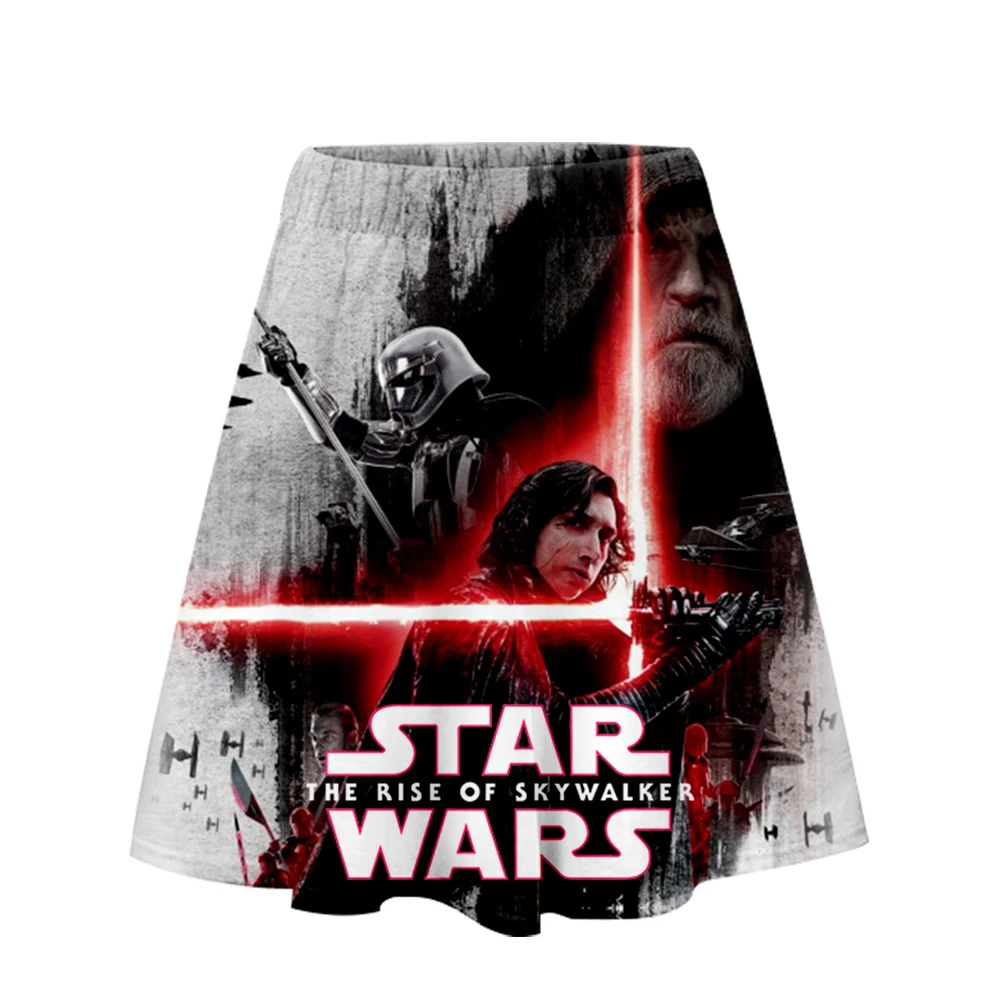Star war/одежда с 3D принтом skywalker, повседневная женская юбка, летняя удобная юбка, топы, крутые женские юбки, Лидер продаж