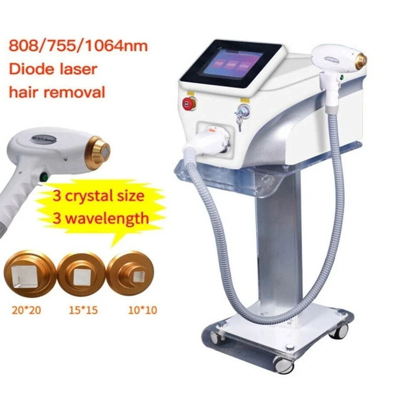 

808nm Diode La-ser Hair Removal Machine 3 wavelength 755 808 1064nm Painless Device Facial Body Beauty Equipment For Salon