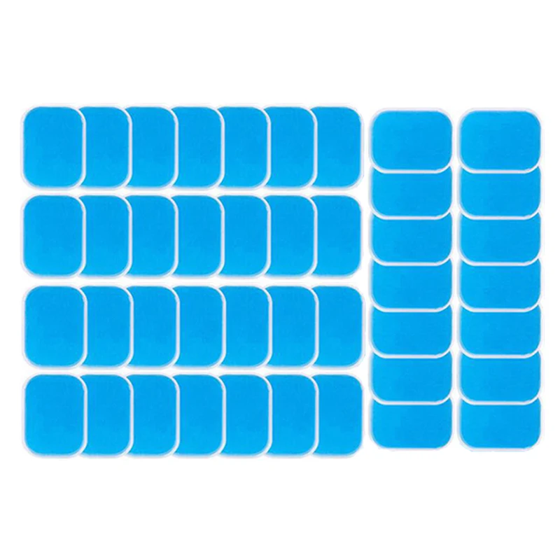 

56 шт.Сменные Гелевые Прокладки Стикеры Брюшной Пояс Тонизирующий Тренажер для Мышц ABS Гидрогелевые Прокладки Листовые Аксессуары Для Трене...