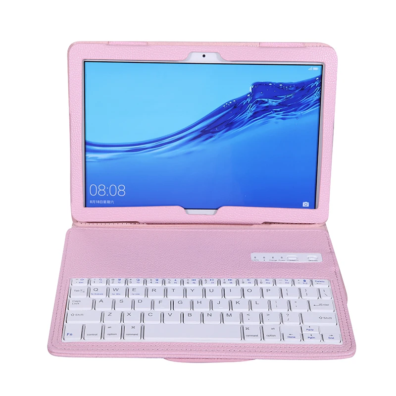 Роскошный кожаный чехол для huawei Mediapad T5 10 AGS2-L09/W09/L03 покрытие клавиатуры Bluetooth 1