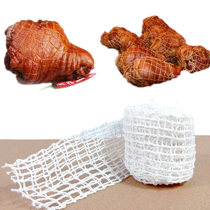 

5M Cotton Meat Net Ham Sausage Net Butcher's String Sausage Roll Hot Dog Sausage Casing Packaging Tools Meat Cooking Tool