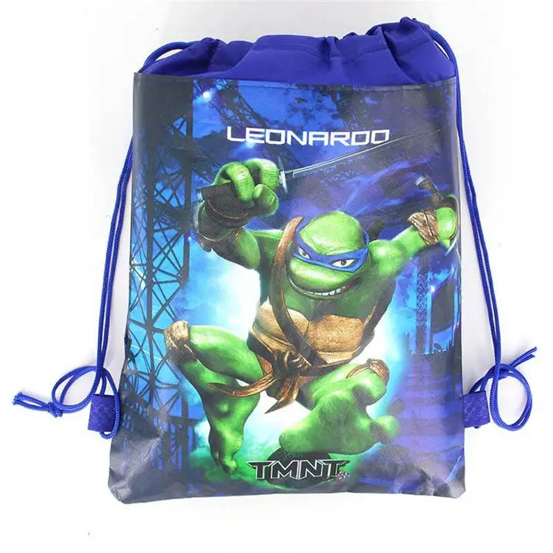 1 шт. ниндзя черепаха сумка на шнурке для детей мальчиков и девочек Дорожная