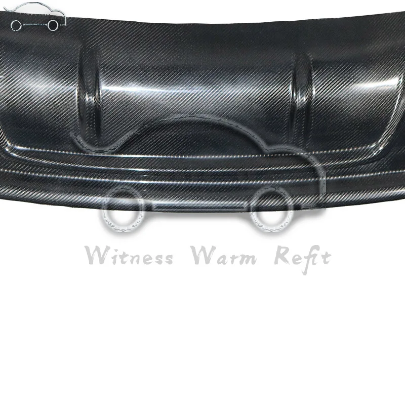 A4 B8.5 Spoiler Carbon Fiber Rear Bumper Diffuser Lip Spoiler For Audi Sport Sline And S4 Model 2013