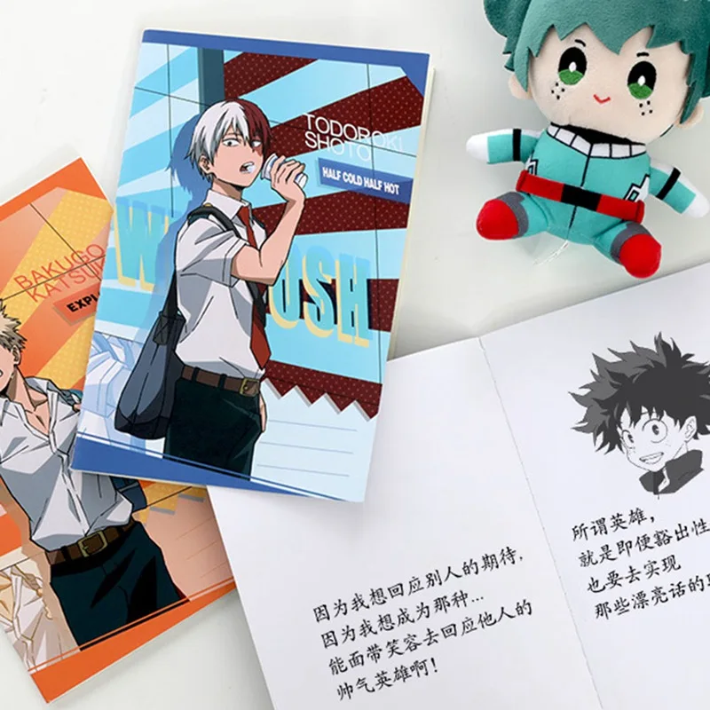 Аниме My Hero Academy персонаж из мультфильма мидория изуку записная книжка косплей