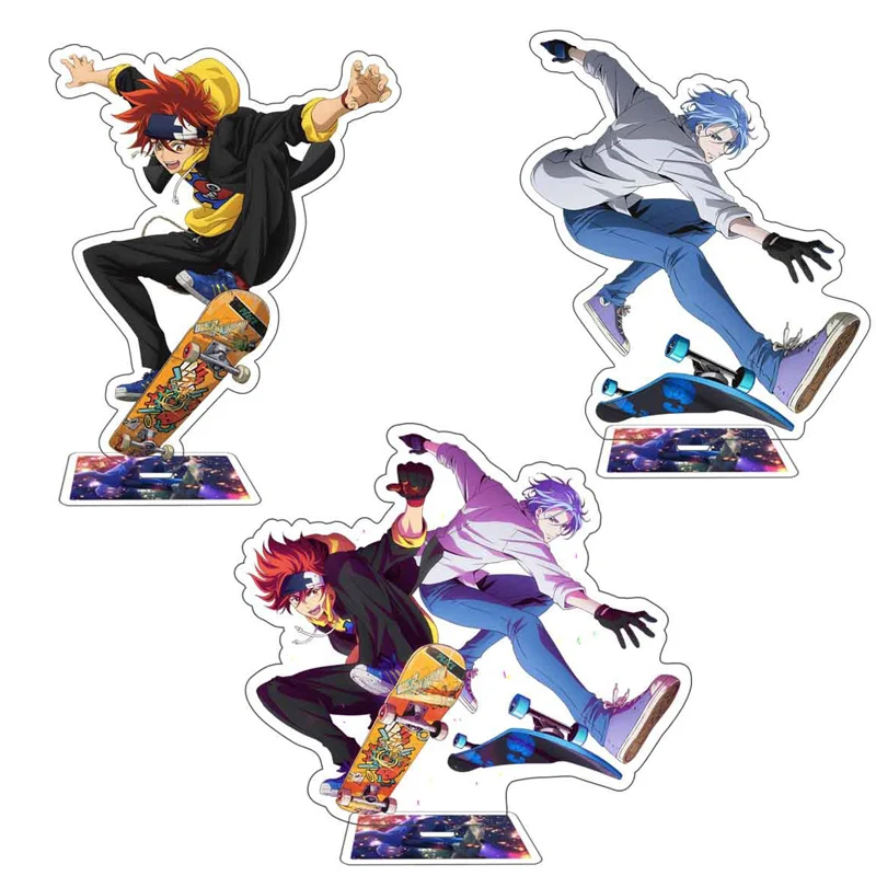 

Japanese Anime Stand SK8 the Infinity Acrylic Figure Cosplay REKI SNOW Printed SK8 Stand Model Toys Kawaii Accessories Gifts