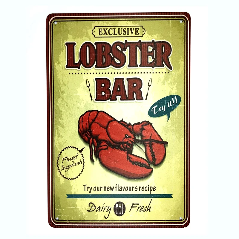 

BBQ HOT DOG CORN Retro Plaque Metal Tin Signs Cafe Bar Pub Signboard Wall Decor Vintage Nostalgia Plates