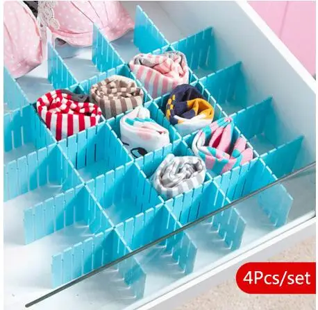 Разделитель для ящика 4 шт. 32*7 см органайзер хранения перегородок разделитель