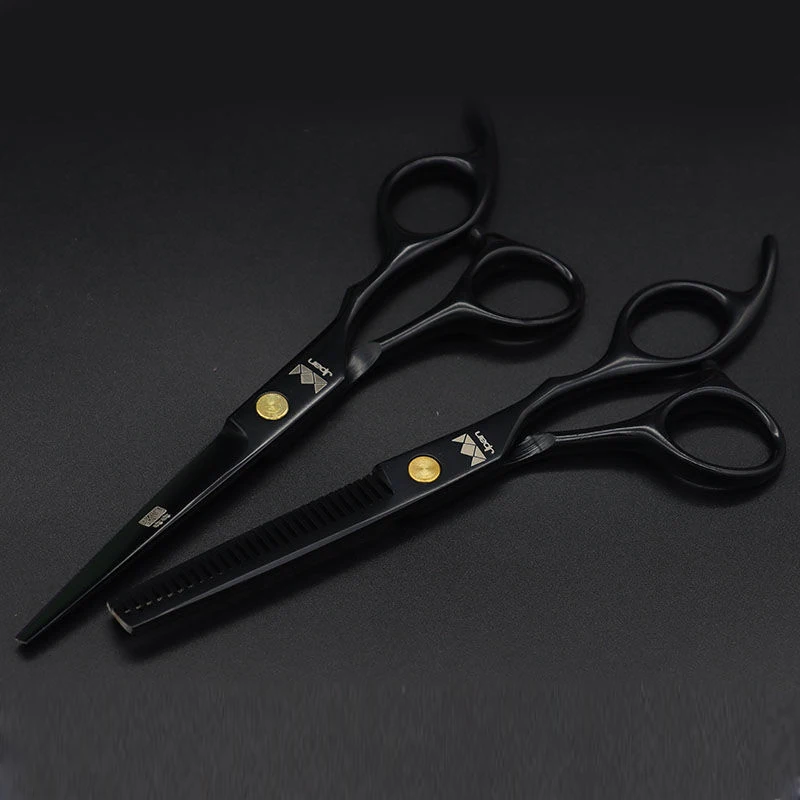 Ножницы Парикмахерские 6 дюймов черные или Серебристые | Красота и здоровье