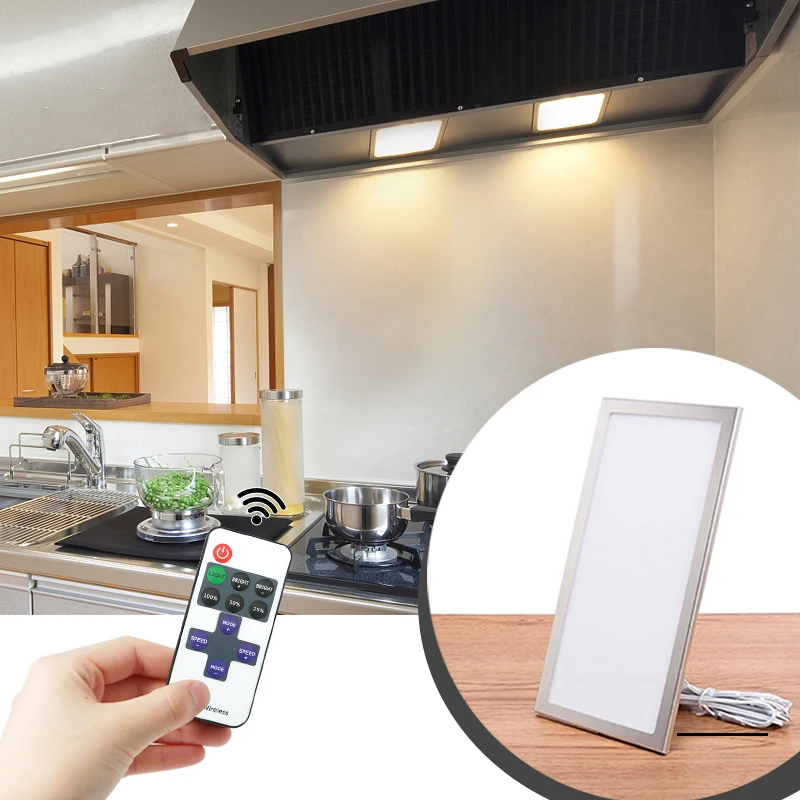 Новый ультратонкий Светодиодный светильник для шкафа винного квадратная