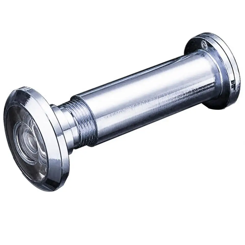 14MM silver OWGYML 220 градусов глазок с широким углом обзора 14/16 мм дверной глазок из сплава Стекло Регулируемый охранных дверной глазок - Цвет: 14MM silver