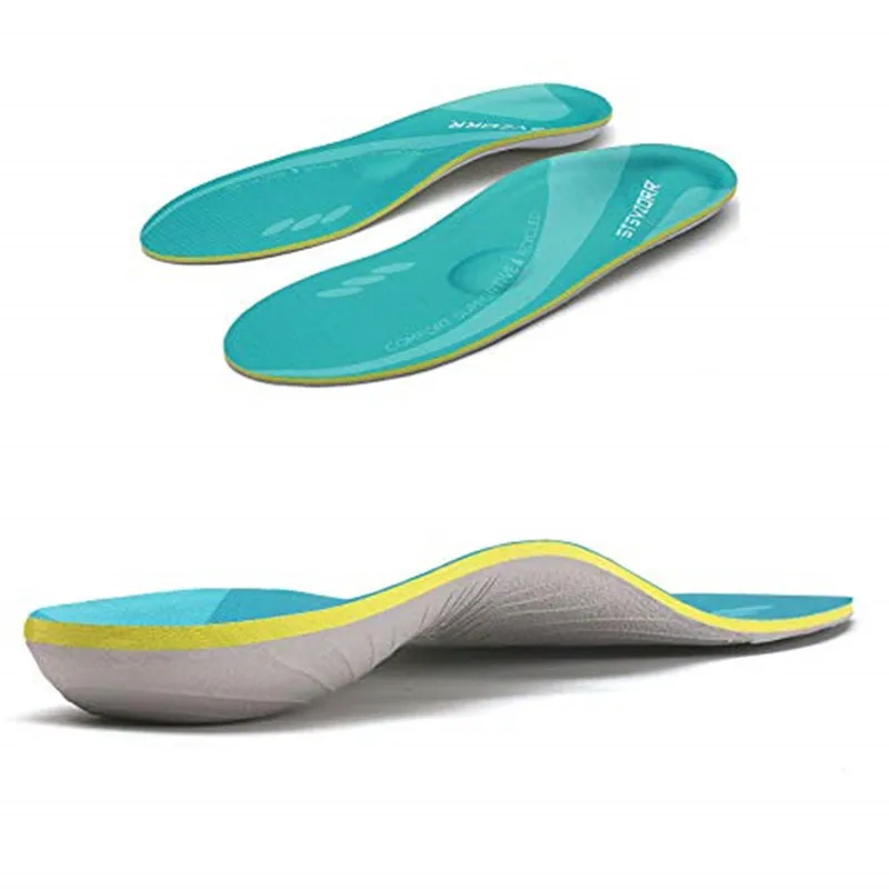 

Plantar Fasciitis Flat Feet Arch Support Orthotics Insoles Relief Foot Pain, Sports Orthopedics Insoles for Men and Women