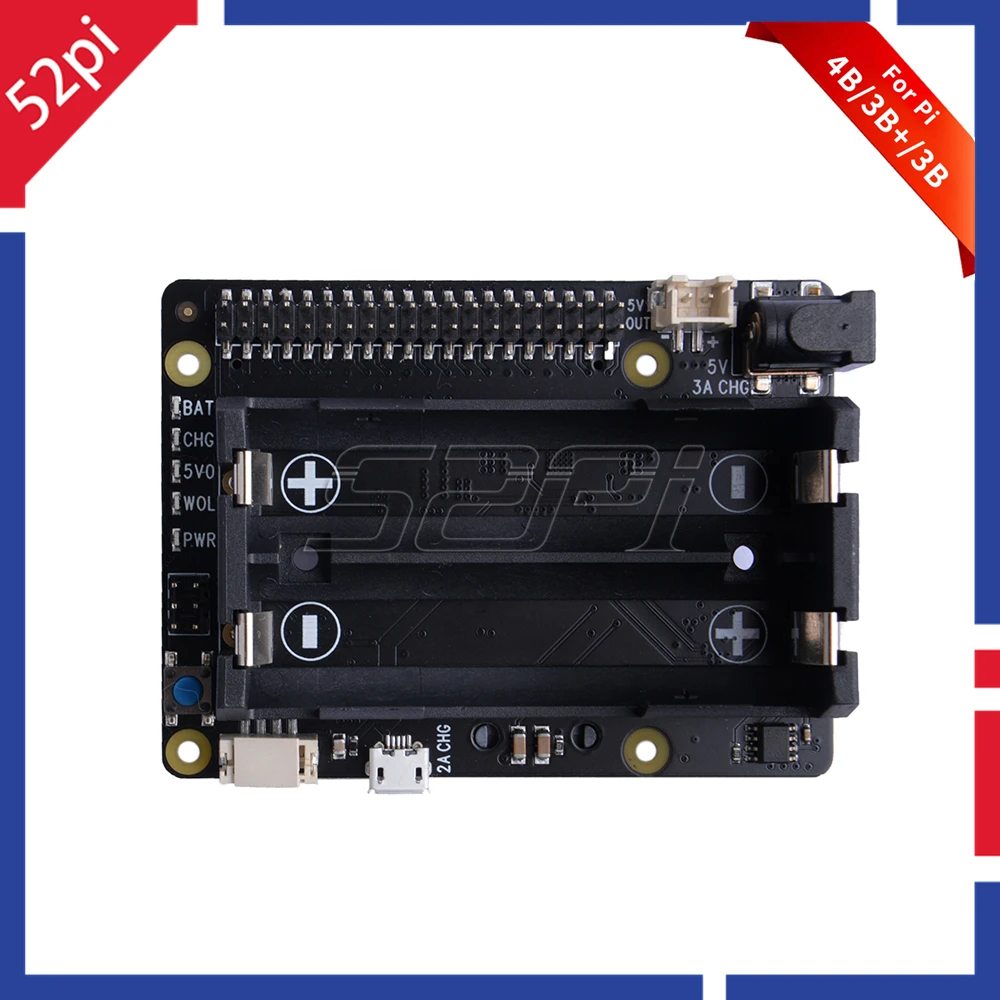 52Pi X725 плата управления питанием и UPS шляпа безопасное отключение