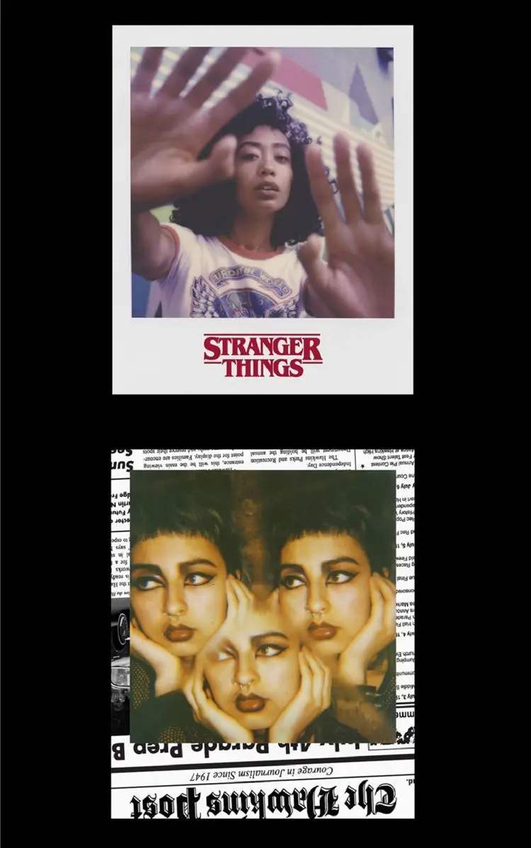Новая Подлинная пленка Polaroid Originals мгновенного I-type цвета и черный белый для камеры Onestep2VF Instax