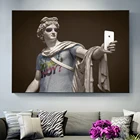 Скульптуры Apollo, наряд как хипстерский плакат и принты, настенное искусство, смешная Картина на холсте, домашний декор, картина для гостиной, Таблица
