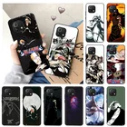 Чехол для телефона Xiaomi Mi 11 Lite 10 Ultra 5G 10T 11T 11X 11i Note 10 Pro 9 9SE отбеливающий Аниме Матовый мягкий черный Чехол