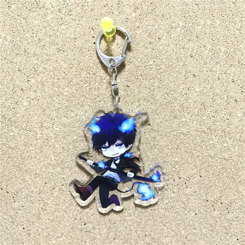 Аниме брелок Ao No Exorcist Blue Okumura Rin акриловый Модель подвеска ремень Игрушка